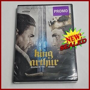 King Arthur Legend Sword DVD New Sealed Charlie‎ Hunnam Guy Ritchie Film